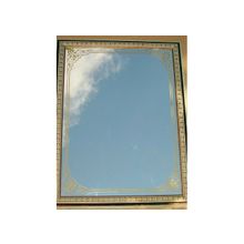Зеркало декоративное настенное в раме итальянский багет, скрытый подвес, размер 60х77 см. цена 3000 руб.