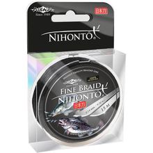 Плетеный шнур Mikado NIHONTO FINE BRAID 0,06 black (15 м) - 3.25 кг.