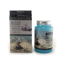 Сыворотка многофункциональная ампульная с черным жемчугом FarmStay Black pearl All-in-one Ampoule 250мл