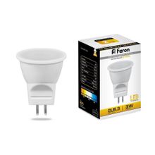 Feron Лампа светодиодная Feron G5.3 3W 2700K матовая LB-271 25551 ID - 234693