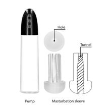 Shots Media BV Автоматическая вакуумная помпа Rechargeable Automatic Cyber Pump with Sleeve