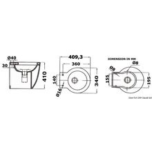 Osculati Vacuum Slim automatic WC 24 V, 50.215.02