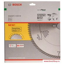 Bosch Пильный диск Expert for Wood 250x30x3.2 2.2 80T ATB pos по дереву (2608642507 , 2.608.642.507)