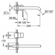 Смеситель Grohe Essence New 19967001 для раковины