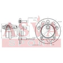 Ступица Колеса С Abs | Зад Прав Лев | ASVA арт. TYWHIPS10R