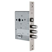 Замок врезной сувальдный с защёлкой ЗВ 50.11, 4 кл. (длинный кл. 70,5 мм)  128:4174 