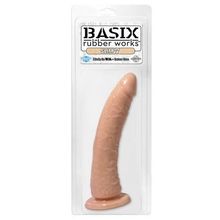 Фаллоимитатор на присоске Basix Slim 7 телесный 20,3 см