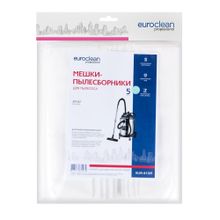 EUR-413 5 Мешки-пылесборники Euroclean синтетические для пылесоса, 5 шт