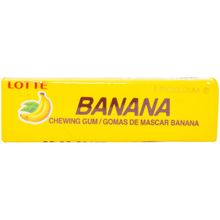 Жевательная резинка Банан "Lotte Gum Banana", 5 пластинок