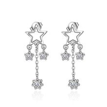 Серьги-гвоздики "Звездопад" (арт. 76733-10)