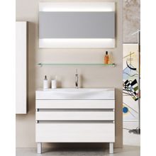 Aqwella Мебель для ванной Бергамо 100 белая