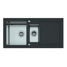 Мойка Seaman Eco Glass SMG-1000 Black, черное стекло