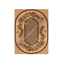 Люберецкий ковер Лайла де люкс ананас   171 овальный, 4 x 4.8