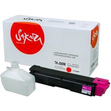 Картридж SAKURA TK590M для Kyocera Mita FS-C2026 C2126MFP, пурпурный, 5000 к.