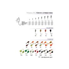 SPIDER Мормышка W Spider Капля с отверстием 3,5 мм 0,54 гр. Cu (модель 12)