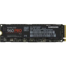 Накопитель  SSD 2 Tb M.2 2280 M Samsung 960 PRO Series   MZ-V6P2T0BW   (RTL) V-NAND MLC