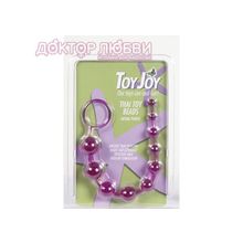 Анальные шарики Тoy Joy фиолетовые