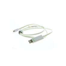 Кабель Visible G micro usb для HTC, Samsung Galaxi S1 S2, белый, Dexim DWA065-W