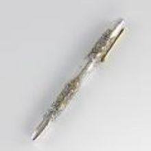 Шариковая ручка из серебра Подсолнухи 999_SR