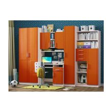 Регион 58 Детская стенка Юниор МДФ, апельсин металлик