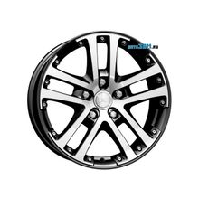 КиК Центурион 7x17 5x110 ET45 DIA65.1 алмаз-черный
