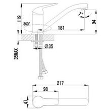 Смеситель Lemark plus Advance LM1204C для кухонной мойки