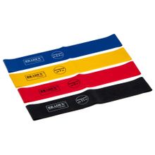 Набор из 4-х резинок для фитнеса Bradex SF 0672,  нагрузка до 5,5 7 9 11 кг