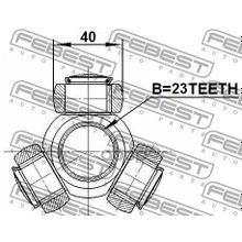 Трипод Ford Focus Cb4 2008-2011 [Eu] 23*39.9 Мм Febest арт. 2116CB320AT