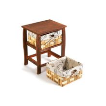 Tetchair Тумба с 2 ящиками Secret De Maison BEL 2 ( mod. PE-10 ), Brown (коричневый) ткань №HX21