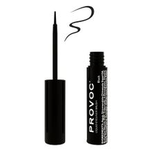 Ультратонкая черная жидкая подводка для глаз Provoc Liquid Eyeliner Brush