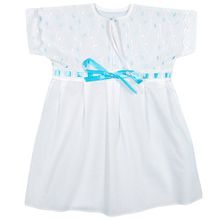 Трон Плюс для крещения с коротким рукавом голубая