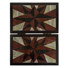 Нарды "Роза ветров" змеевик, лемезит, офиокальцит