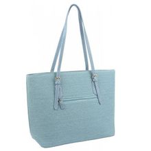 Сумка формата А4 голубая David Jones