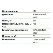Промышленный пылесос HTC 80II iD