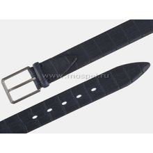 Кожаный ремень AT40-102 синий