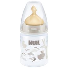 Nuk First Choice Plus 150 мл с латексной соской бежевая