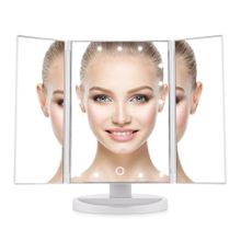 Зеркало косметическое с увеличением и подсветкой трехстворчатое Superstar Magnifying Mirror