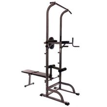 Турник-брусья со скамьей DFC Power Tower G003