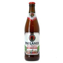 Пиво Пауланер Хефе-Вайсбир, 0.500 л., 0.0%, безалкогольное, стеклянная бутылка, 20