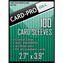 Протекторы Card-Pro для карт CCG-L (65 х 100 мм)