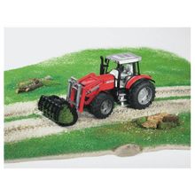 Bruder Трактор Massey Ferguson 7480 с погрузчиком 02-042