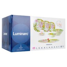 Столовый сервиз Luminarc CARINA FREESIA 46 предметов 6 персон ОАЭ N6734