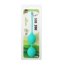 Dream Toys Зеленые вагинальные шарики SEE YOU IN BLOOM DUO BALLS 36MM