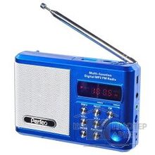 Perfeo мини-аудио Sound Ranger, FM MP3 USB microSD In Out ридер, BL-5C 1000mAh, синий PF-SV922BLU