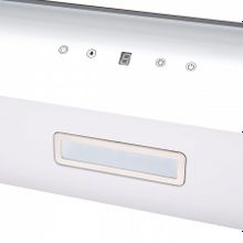 Каминная вытяжка Maunfeld plym soft 60 белое стекло