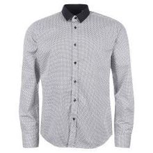 Рубашка мужская с длинным рукавом Top secret SKL1940GR44 45E,  Темно-синий, 44 45