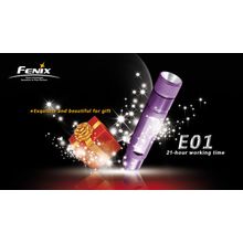 Fenix Фонарь Fenix E01 с батарейкой (синий)