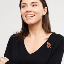 Брошь "Цветок" (арт. 52232-9529)