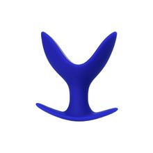 ToyFa Синяя силиконовая расширяющая анальная втулка Bloom - 9 см.