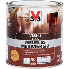 V33 Vernis Meubles 500 мл глянцевый золотой дуб